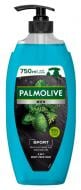 Гель-шампунь Palmolive для мужчин Спорт Эфирные масла Мяти и листьев Кедра 750 мл