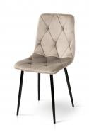 Стул обеденный Мікс Меблі Мемори бежевый / черный Стул обеденный Мікс Меблі Мемори бежевый / черный