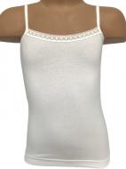 Майка детская для девочекдетские Bibo р.104 белый 33152