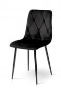 Стул обеденный Мікс Меблі Мемори черный / черный