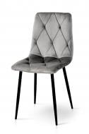 Стул обеденный Мікс Меблі Мемори серый / черный