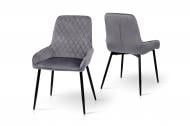 Стілець обідній Мікс Меблі Ніколь сірий / чорний