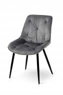 Стілець обідній Мікс Меблі Прадо-R сірий / чорний