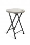 Табурет розкладний Мікс Меблі Літл світло-сірий / чорний