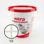 Затирка для плитки Mira Supercolour 120 1.2 кг серый