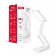 Настольная лампа аккумуляторная Maxus 5 Вт белый 1-MDL-5W-PW