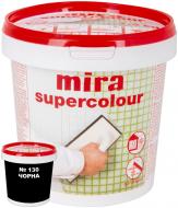 Затирка для плитки Mira Supercolour 130 1.2 кг черный