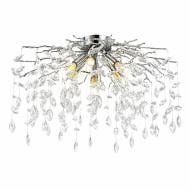 Люстра потолочная Luminaria хрустальная 6xE14 хром BELLA 6xE14 R600 CHROME