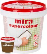 Затирка для плитки Mira Supercolour 144 1.2 кг коричневый