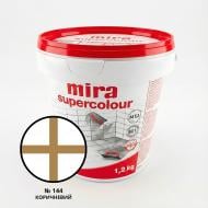 Затирка для плитки Mira Supercolour 144 1.2 кг коричневый