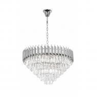 Люстра подвесная Luminaria хрустальная 12xE14 хром VALERY 12xE14 R750 CHROME