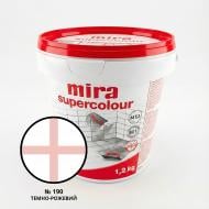Затирка для плитки Mira Supercolour 190 1.2 кг розовый