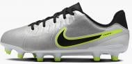 Бутсы Nike Tiempo Legend 10 Academy Fg/Mg DV4348-001 р.36,5 серебристый