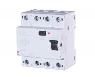 Диференційне реле ETI (ПЗВ) EFI-4 100/0,03 тип AC (10kA) 2062151