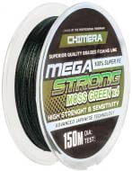 Шнур CHIMERA 150м 0,12мм 8,9кг Megastrong Moss Green PE X4, темный