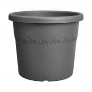 Вазон пластик Algarve cilindro 30 см круглый антрацит 10,5 л Elho (528973)