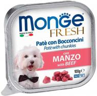 Корм влажный для всех пород Monge FRESH говядина (70013079) 100 г