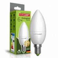 Лампа светодиодная Eurolamp 6 Вт C37 E14 175 В 4000 К LED-CL-06144(P)