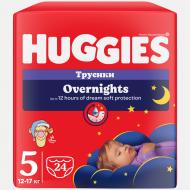 Huggies Подгузники-трусики Overnights Pants 12-17 кг 5 24 шт.