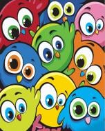 Раскраска по номерам Strateg Интересные птенцы 30х30 см ES112