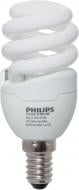 Лампа КЛЛ Philips Tornado mini 2 штуки в упаковке T2 8 Вт E14 2700 К 220 В 9,29689E+11