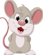 Раскраска по номерам Strateg Малый мышонок 30х30 см ES116