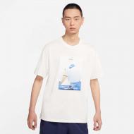 Футболка Nike M NSW TEE RE-ISSUE DA0939-133 р.2XL бежевый