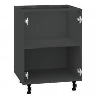 Тумба нижняя распашная LuxeForm 600x820x507 мм графит