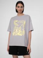 Футболка 4F 4FSS23TTSHF569-25S р.2XL сірий