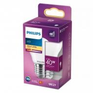 Лампа светодиодная Philips P45 4,3 Вт E27 2700 К 220 В матовая 929001345755 Лампа светодиодная Philips P45 4,3 Вт E27 2700 К 220 В матовая 929001345755