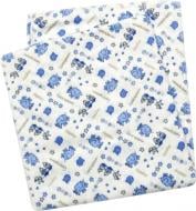 Пеленка Модний Карапуз 90x105 см белый с голубым 03-00617-1