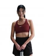 Бра Nike W NK SWSH MED SPT BRA DX6821-619 р.XS бордовый