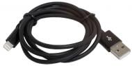 Кабель Patron USB - Lightning 2,4А 1 м black (CAB-PN-LIGHT-1M-B)