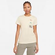 Футболка Nike nsw tee reg ss pkt nature DD1462-113 р.S желтый Футболка Nike nsw tee reg ss pkt nature DD1462-113 р.S желтый
