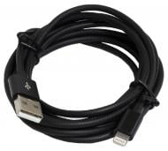 Кабель Patron USB - Lightning 2,4А 2 м black (CAB-PN-LIGHT-2M-B)
