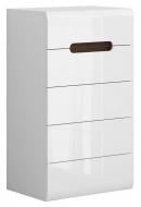 Комод BRW AZTECA TRIO 5ш 600x1040x410 мм /белый глянец (S504-KOM5S/10/6-BI/BIP)
