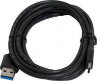 Кабель Patron USB 3.0 M - Type-C M PN-USB3-TYPEC-2M 2 м черный (CAB-PN-USB3-TYPEC-2M)