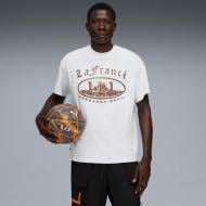 Футболка Puma LaFrance HEEM Tee I 63247701 р.XL белый