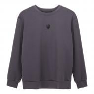 Свитшот LOGOS-Tac из двунитки с вышивкой Герб 04-06-00-0064 р.3XL серый