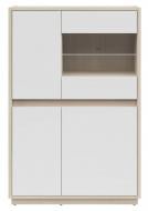 Витрина BRW KIM 3д1W 950х1416х420 мм дуб рива светлый / белый (S645-REG3D1W-DRJ/BI)