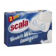 Туалетний блок Scala Tavolette WC Candeggina з відбілювальним ефектом 40 г х 2 шт.