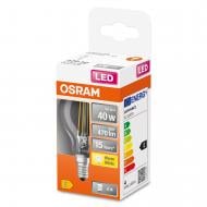 Лампа светодиодная Osram FIL G45 4 Вт E14 2700 К 220 В прозрачная 4058075212459