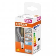 Лампа светодиодная Osram FIL G45 4 Вт E14 4000 К 220 В прозрачная 4058075212480