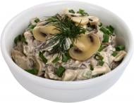 Салат с телятиной и грибами, кг