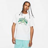 Футболка Nike M J BRAND JDN AIR SS CREW CZ8383-100 р.XL белый