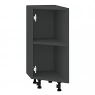 Тумба нижняя LuxeForm угловая завершающая 300x820x560 мм графит