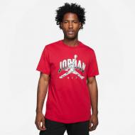 Футболка Nike M J BRAND JDN AIR SS CREW CZ8383-687 р.2XL красный