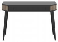 Столик туалетний BRW CAPRI 1ш 1200х760х500 мм дуб темний / чорний (B25-TOL1S/120/76-DFCK/CA)