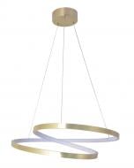 Люстра підвісна Goldlux Zefira 1x40 Вт LED-модуль золотий 328052