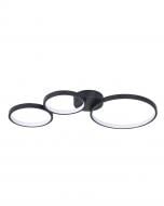 Світильник стельовий Goldlux Flamenco 33 Вт чорний 4000 К 331014